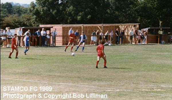 STAMCO Sussex County League match at Pannel Lane, Pett. 1989